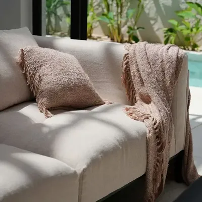 Cushions - The Oh My Gee Cushion Cover - Beige - 40x40 - BAZAR BIZAR LIVING