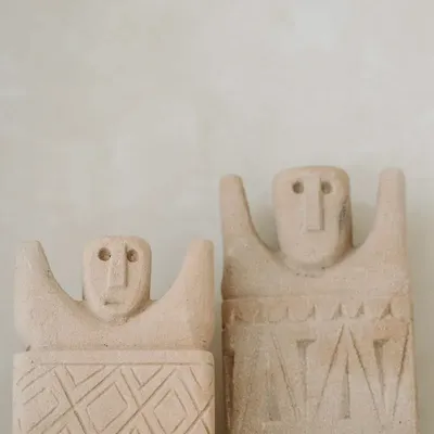 Sculptures, statuettes and miniatures - The Sumba Stone #17 - BAZAR BIZAR LIVING