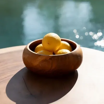 Bowls - The Teak Root Fruit Bowl - BAZAR BIZAR LIVING