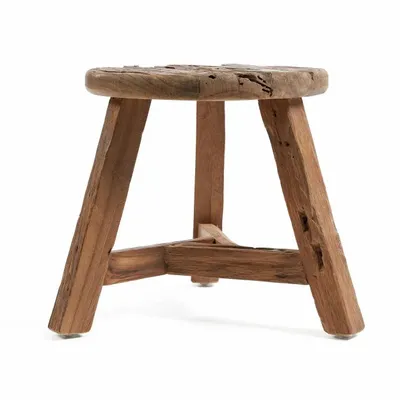 Stools - The Yatai Stool - Natural - M - BAZAR BIZAR LIVING