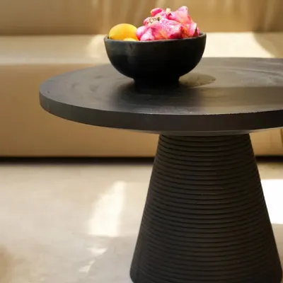 Bowls - The Burned Bowl - Black - L - BAZAR BIZAR LIVING