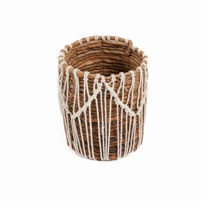 Baskets - The Macra-mazing Basket - Natural White - M - BAZAR BIZAR LIVING