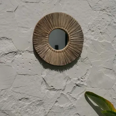 Miroirs - Le Miroir Alang Alang - Naturel - M - BAZAR BIZAR LIVING