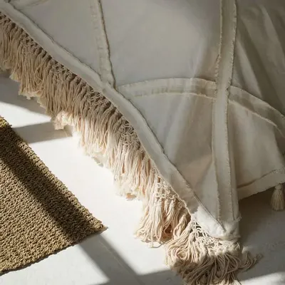Throw blankets - The Berber Bed Throw - Natural - BAZAR BIZAR LIVING