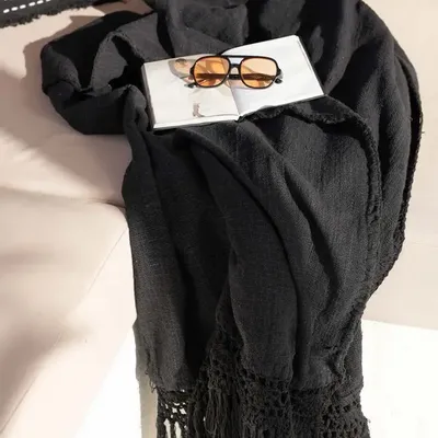 Plaids - Le Plaid Gypsy - Noir - BAZAR BIZAR LIVING