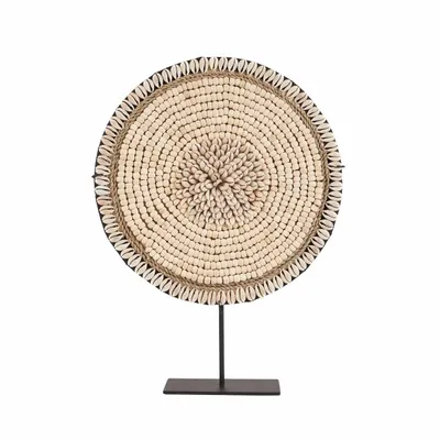 Decorative objects - The Shell Martinique on Stand - Natural White - BAZAR BIZAR LIVING