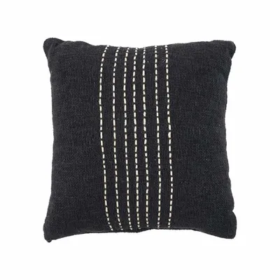 Cushions - The Drizle Cushion Cover - Black White - BAZAR BIZAR LIVING