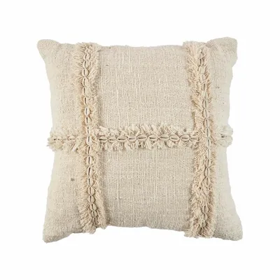 Cushions - The Nomad Cushion Cover - Natural - BAZAR BIZAR LIVING
