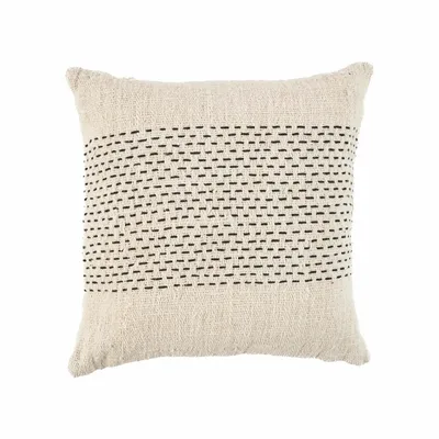 Cushions - The Misty Cushion Cover - Natural Black - BAZAR BIZAR LIVING
