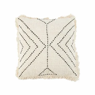 Coussins - Le Coussin Tribal - Naturel Noir - BAZAR BIZAR LIVING