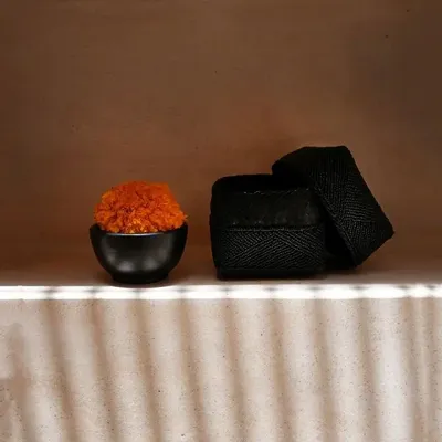 Caskets and boxes - The Beaded Basket - Black - L - BAZAR BIZAR LIVING