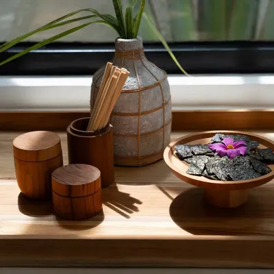 Kitchen utensils - The Teak Root Pot - S - BAZAR BIZAR LIVING