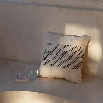 Coussins - Le Coussin Misty - Naturel Noir - BAZAR BIZAR LIVING