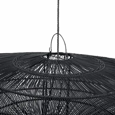 Hanging lights - The Macaron Pendant - Black - XL - BAZAR BIZAR LIVING