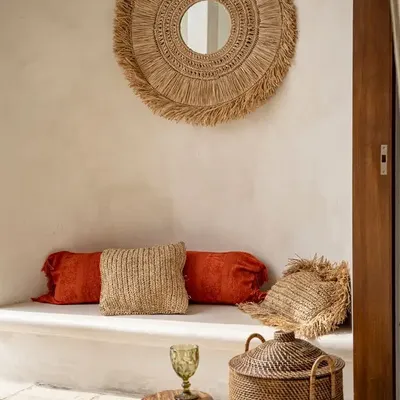 Boîtes de rangement  - Le Panier Colonial Handles - Naturel Marron - BAZAR BIZAR LIVING