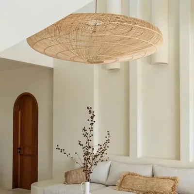 Cushions - The Raffia Cushion Cover Rectangular - Natural - 35x100 - BAZAR BIZAR LIVING