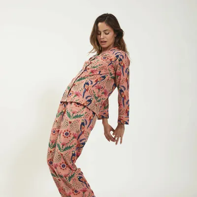 Homewear textile - PYJAMA LONG SET MANDU en coton - CURIOSITY LAB