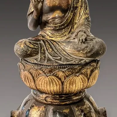 Sculptures, statuettes and miniatures - Buddha Amida JP140 - THIERRY GERBER
