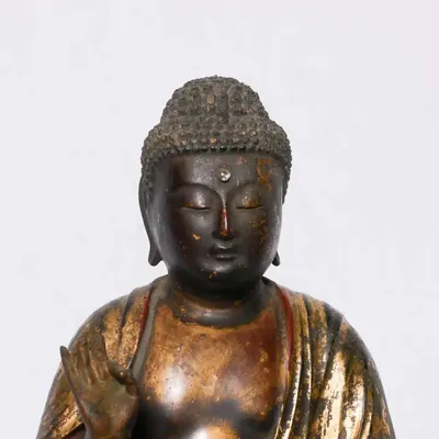 Sculptures, statuettes and miniatures - Buddha Amida JP140 - THIERRY GERBER