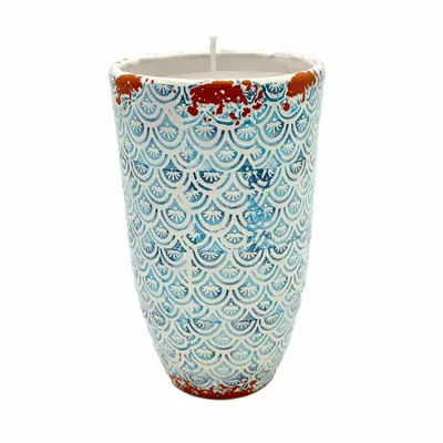 Candles - summer scales ceramic scented candle size XL - WAX DESIGN - BARCELONA