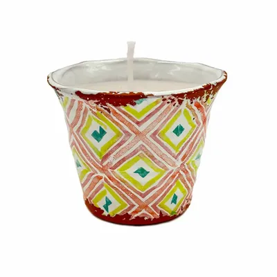 Candles - Ceramic Party candle CITRONELA size M - WAX DESIGN - BARCELONA