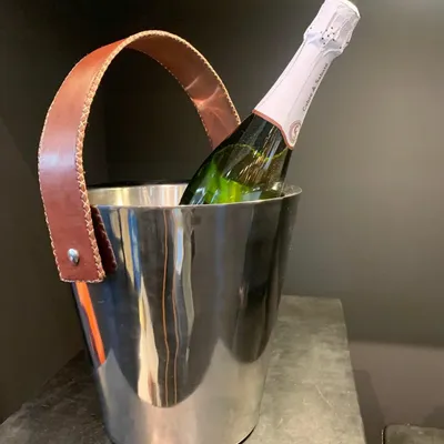 Plats et saladiers - Seau à glace et à champagne en argent - SOL & LUNA