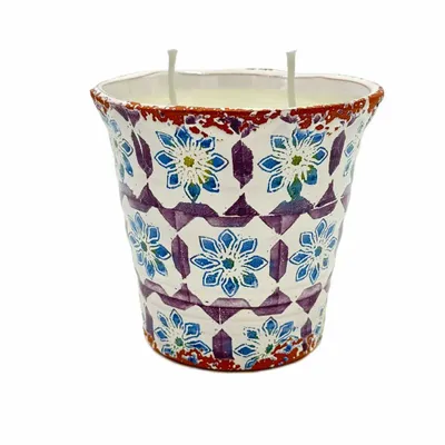 Candles - Ceramic Ciutadella candle CITRONELA size L - WAX DESIGN - BARCELONA