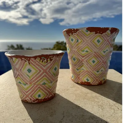 Candles - Ceramic Party candle CITRONELA size L - WAX DESIGN - BARCELONA