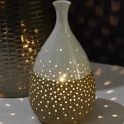 Lampes à poser - Lampe à poser en porcelaine CELESTE - CFOC