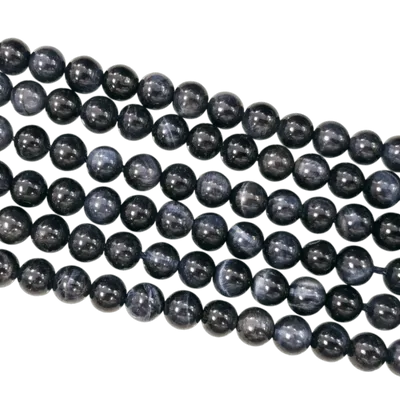 Bijoux - Oeil de Faucon AA perles 6mm sur fil 40cm - ARABESK