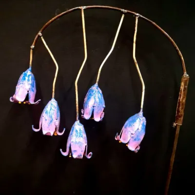 Accessoires de déco extérieure - Tuteur Métal Recyclé Jacinthe des Bois - TERRE SAUVAGE