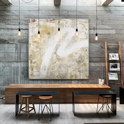 Services - 'Bañeres' - Œuvre Originale - 150x150cm - PERSPECTIVA 10