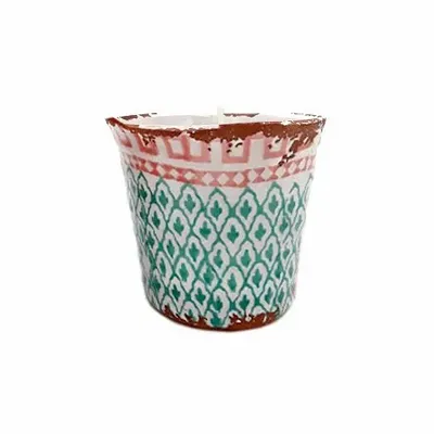 Candles - Ceramic Etnic candle CITRONELA size L - WAX DESIGN - BARCELONA