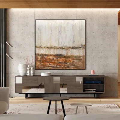 Services - 'Aruba' - Œuvre Originale - 130x130 cm - PERSPECTIVA 10