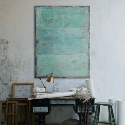 Services - 'Salamina' - Œuvre Originale - 130x170cm - PERSPECTIVA 10