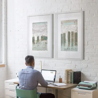 Panneaux séparateurs - 'Salinas IV' - Œuvre Originale - 70x100 cm - PERSPECTIVA 10