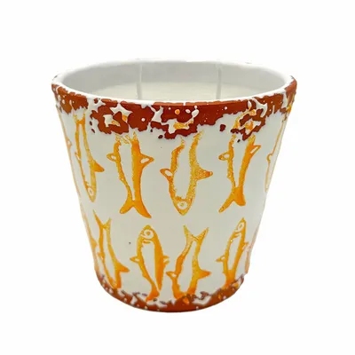 Bougies - Bougie parfumée poisson en céramique taille L - WAX DESIGN - BARCELONA