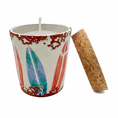 Bougies - Bougie parfumée Ceraminc Surfer taille M - WAX DESIGN - BARCELONA