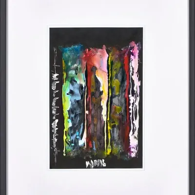 Panneaux séparateurs - 'Maracaibo 01' - Œuvre Originale - 70x100cm. - PERSPECTIVA 10