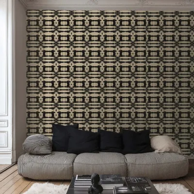 Wallpaper - Wallpaper sheet #16 - Toledo Noir - JOLI JOUR PARIS