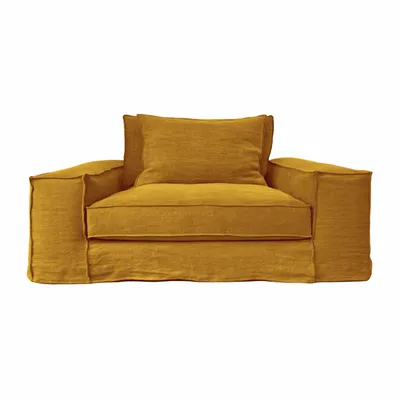Sofas - Golden ochre Portobello sofa - 1 seat - JOLI JOUR PARIS