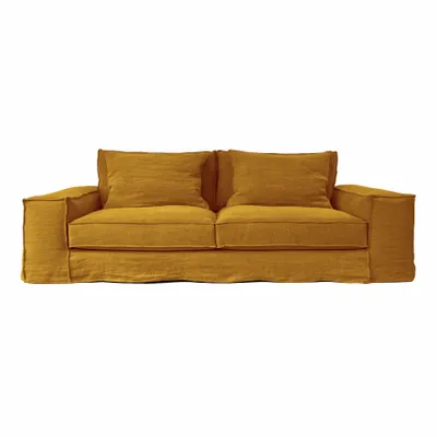 Sofas - Golden ochre Portobello sofa - 4 seats - JOLI JOUR PARIS