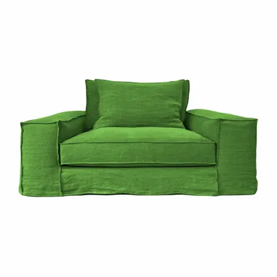 Sofas - Grass green Portobello sofa - 1 seater - JOLI JOUR PARIS