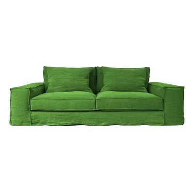 Sofas - Grass green Portobello sofa - 3 seats - JOLI JOUR PARIS
