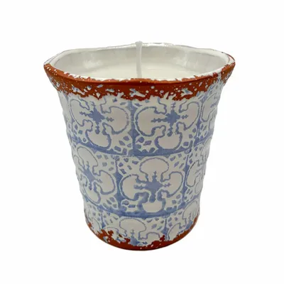 Candles - Ceraminc Paros candle CITRONELA size L - WAX DESIGN - BARCELONA