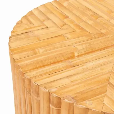 Tables Salle à Manger - Table ronde RIVIERA en rotin diamètre 135 centimètres - KOK MAISON