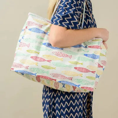 Bags and totes - Color Fish HandBag Reversible - KORES ACCESSORIES