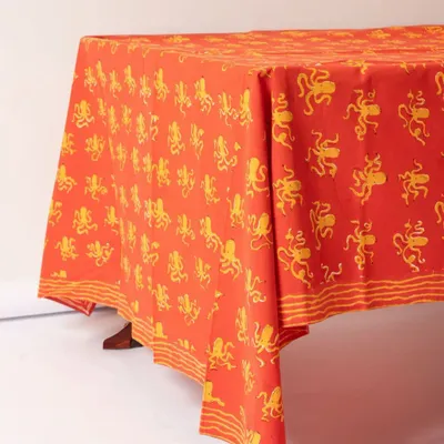 Homewear - Red Octopus Tablecloth - KORES ACCESSORIES