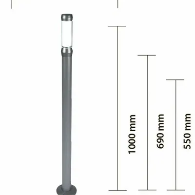 Outdoor floor lamps - ONLINE 50 Bollard lamp (100cm). Durable and unique outdoor lamp. - KRILADESIGN SRL