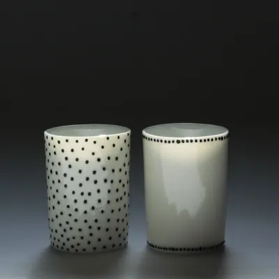 Mugs - Cup XS black&white - KAOLIN